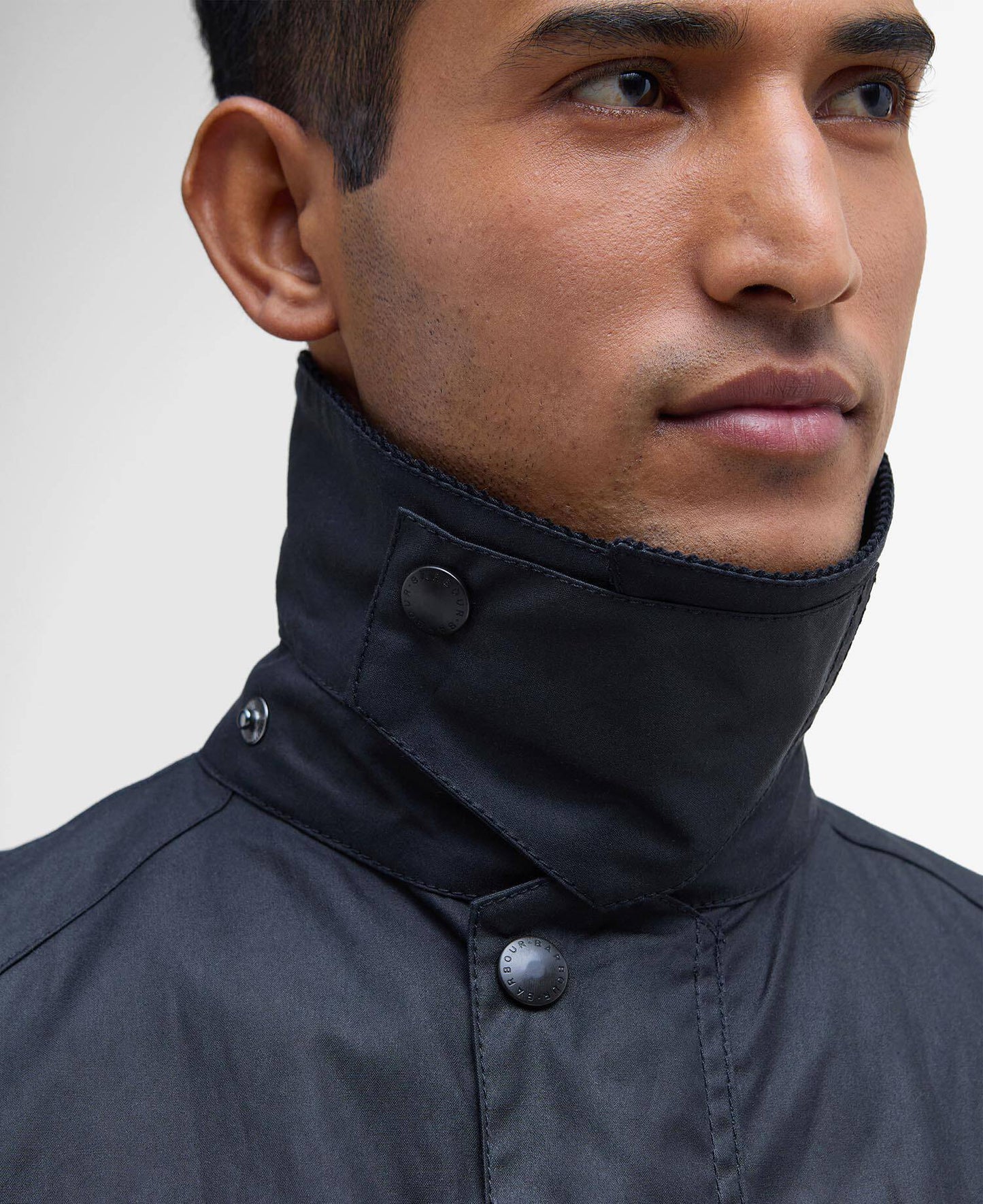 Barbour Ashby Waxed Jacket - Classic Navy MWX0339NY92_05detailb