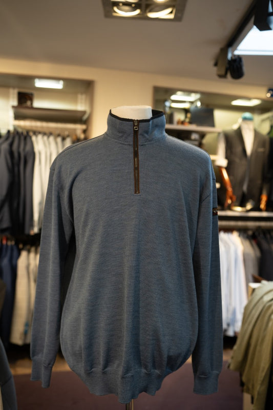 Paul & Shark Half-Zip Sweater 11311131 - Blue RylesWebsiteProductPhoto-069