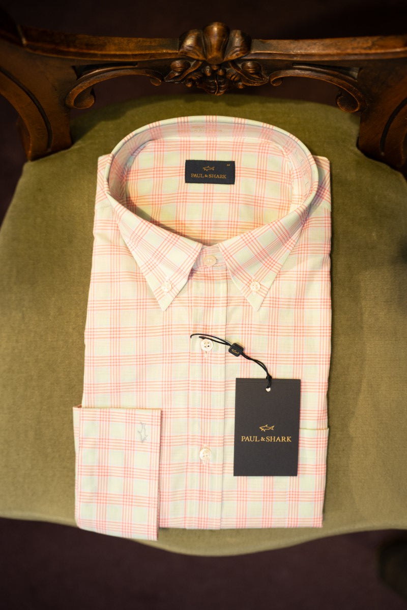 Paul & Shark Long Sleeve Shirt 24413016 c57 - Light Green RylesWebsiteProductPhoto-101