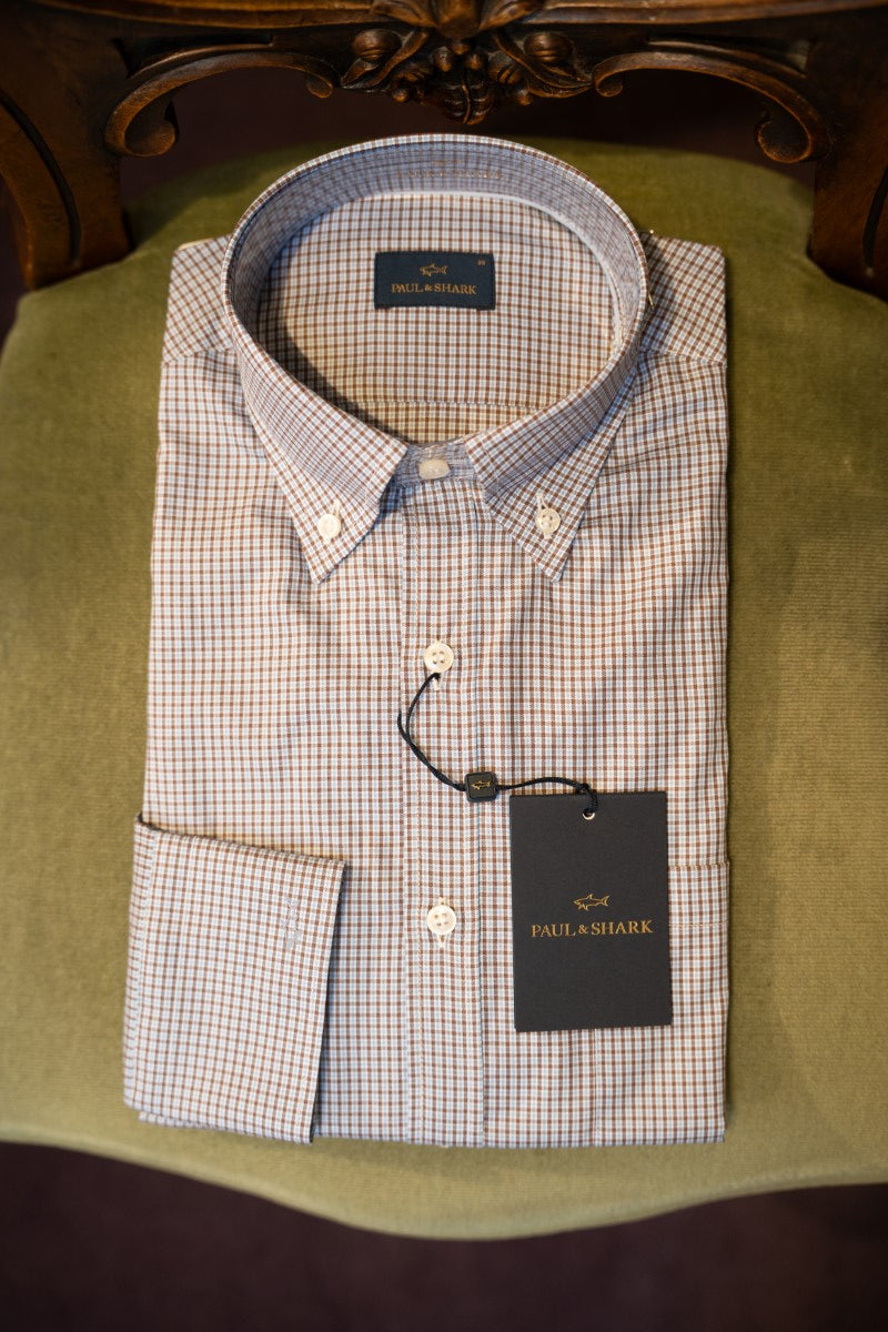 Paul & Shark Long Sleeve cotton Shirt 14313020r - Purple RylesWebsiteProductPhoto-146C11