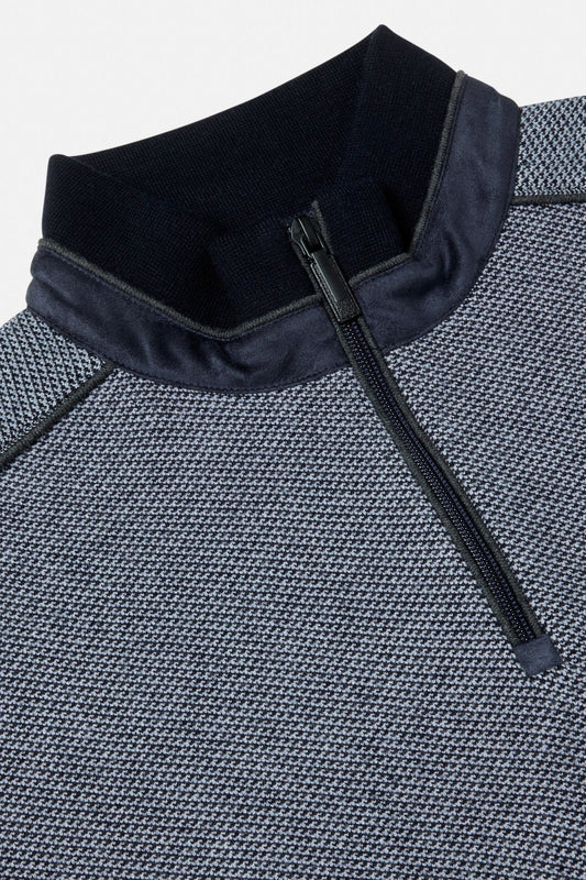 Benetti Troy Quarter-Zip Knit Troy_QZip_Navy_02