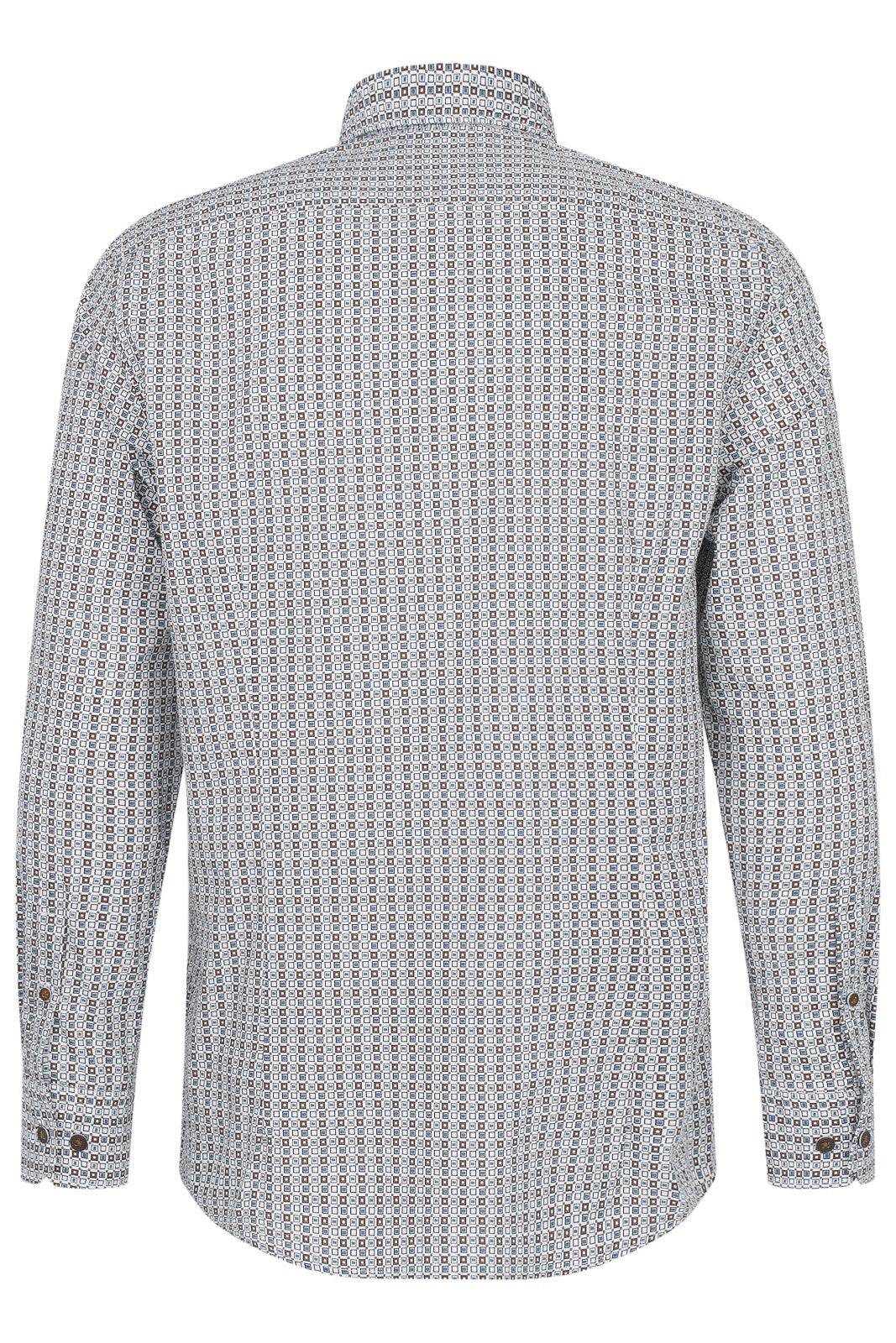 Bugatti Casual Long Sleeve Shirt 9750 78604C - Navy bug_9750_78604C_70_b_c9449848-1790-4fb1-b5ba-926203fade77