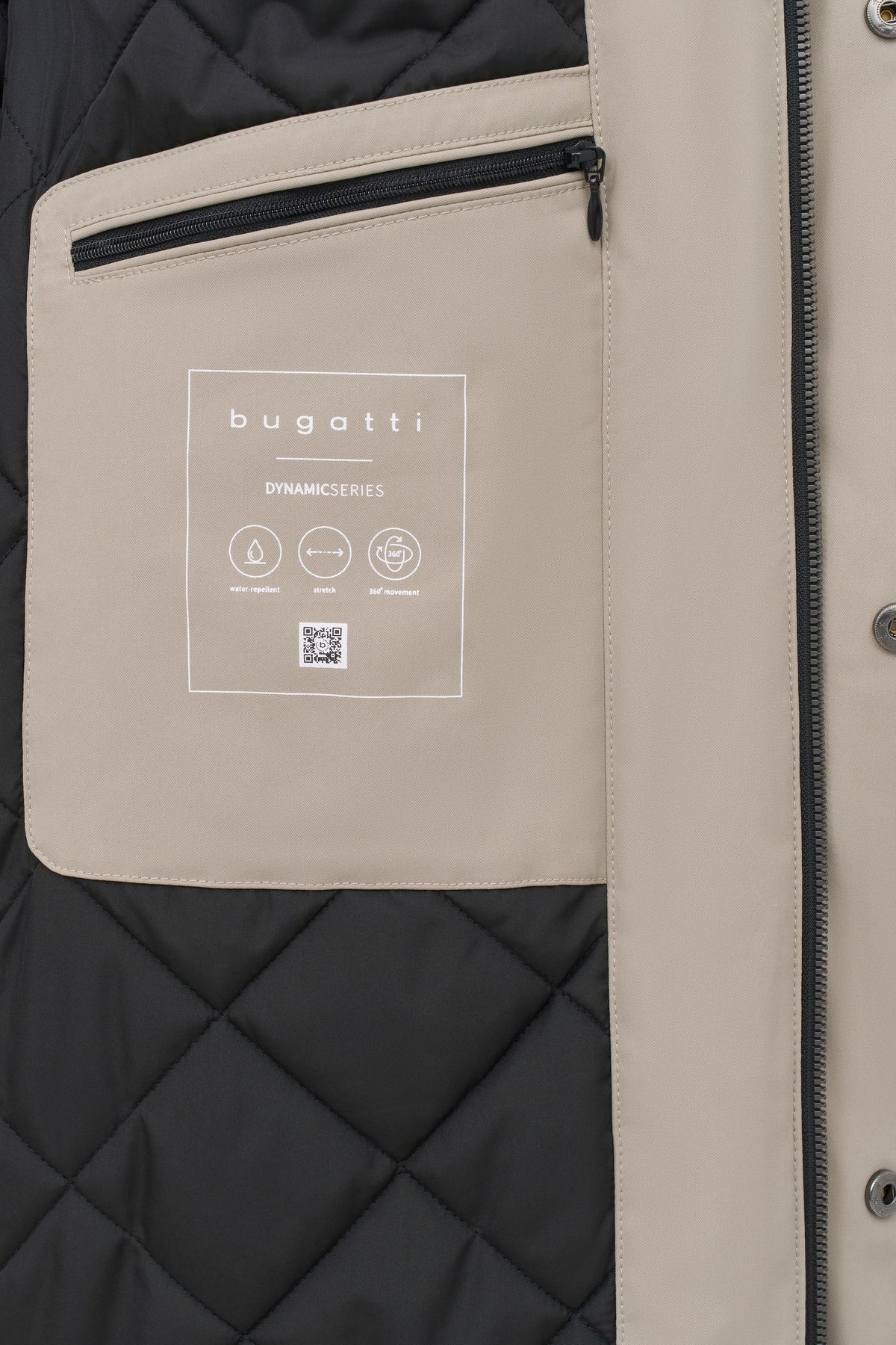 Bugatti 21035 Parka with Detachable Hood - Beige bugatti-273513-21035-30-add2-v2