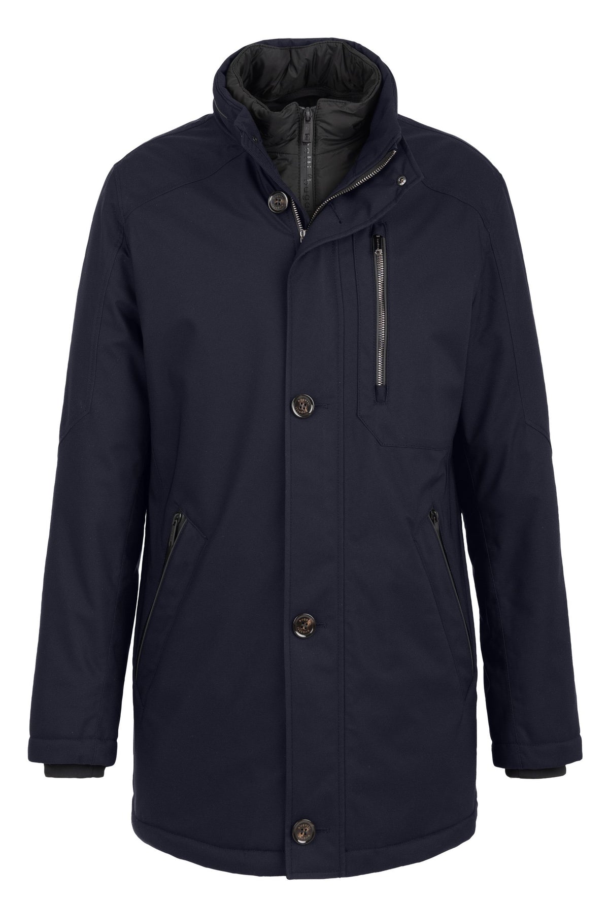 Bugatti 21041 Stand-Collar Jacket with Removable Gilet - Navy bugatti-274028-21041-390-f