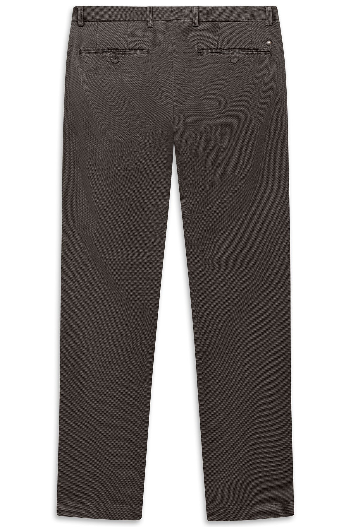 Bugatti 4130 Stretch Cotton Chinos - Dark Grey bugatti-4130-26395f-260-b-v2