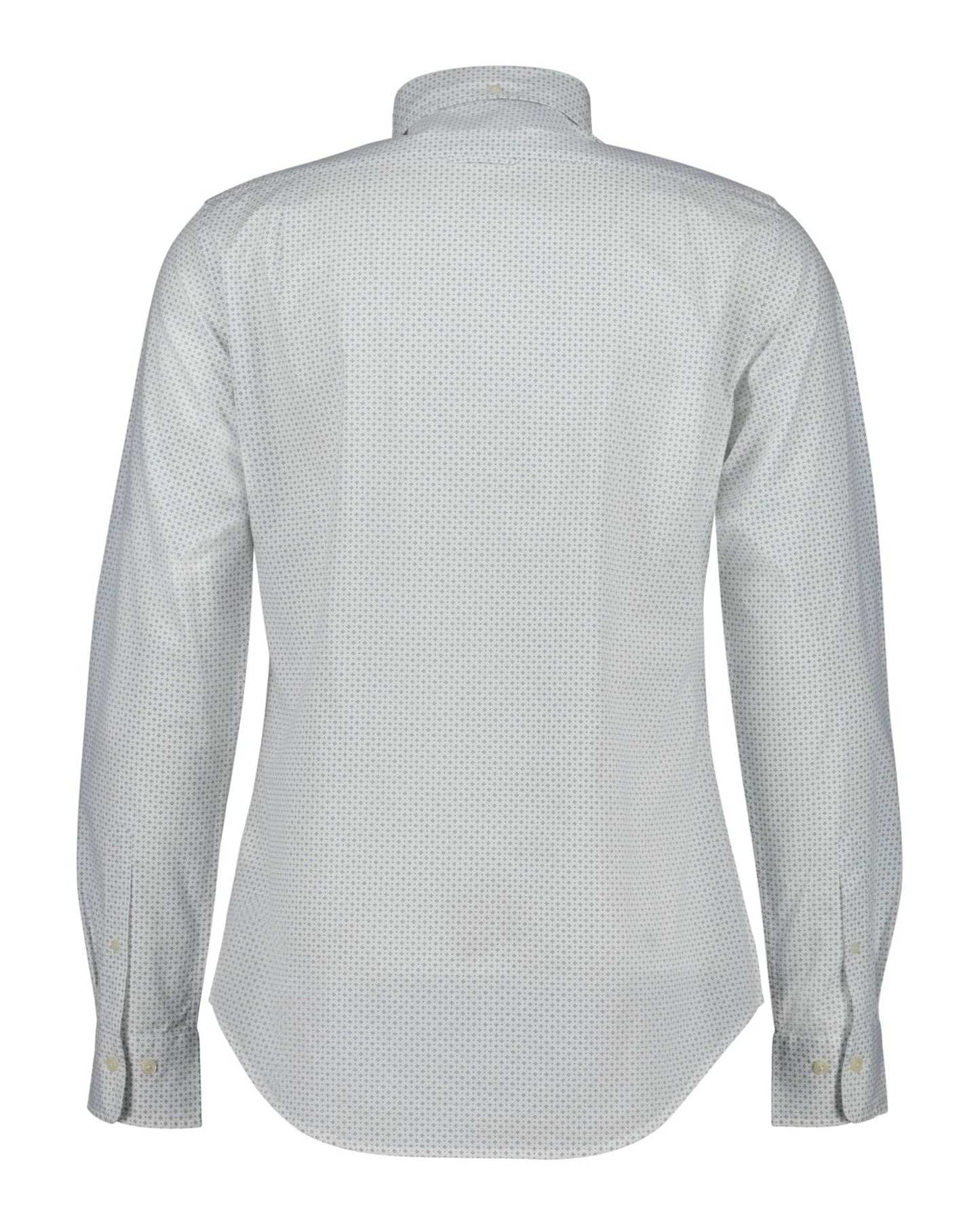 Gant Slim Micro Print Shirt - Eggshell gant_3240161_113-2