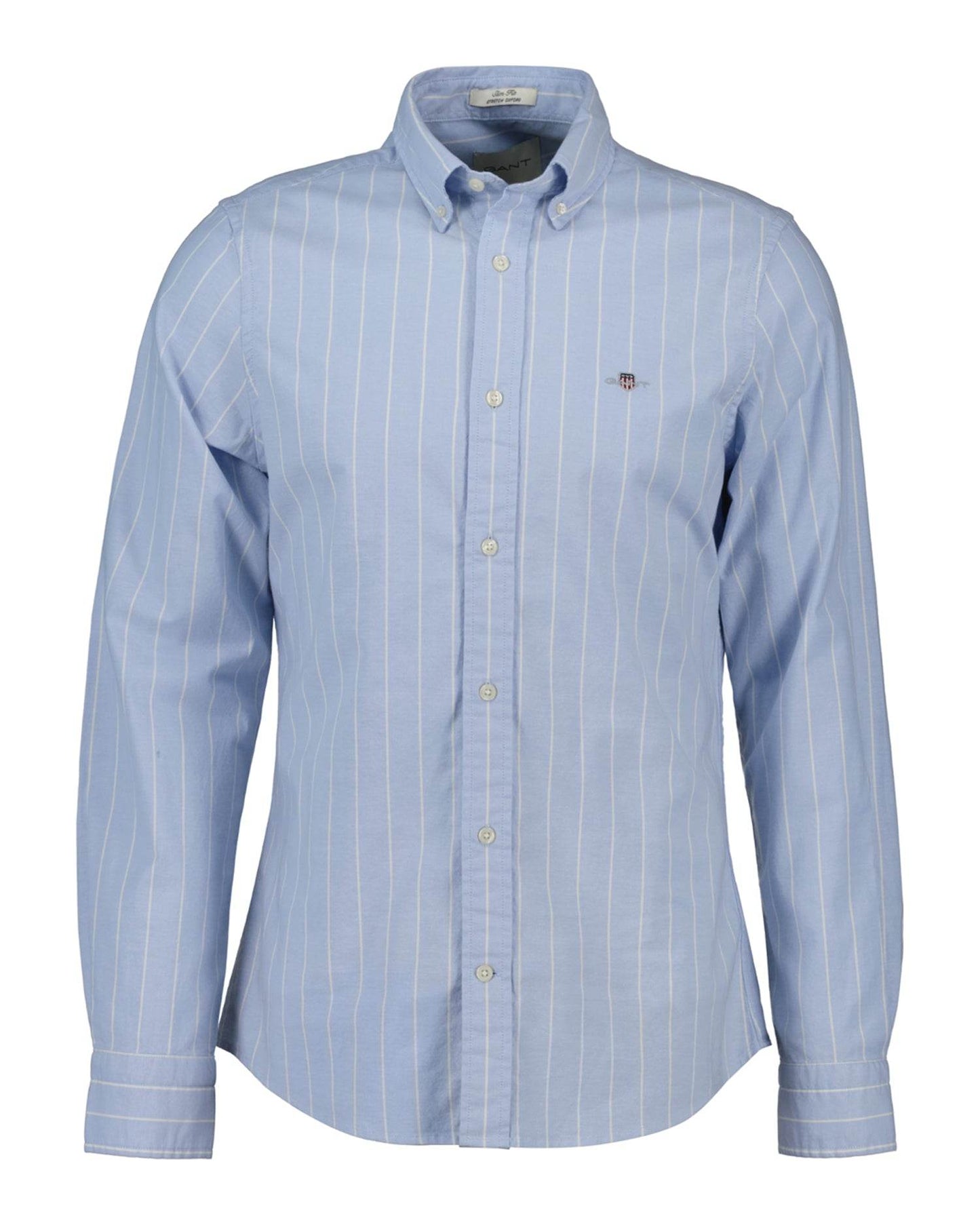 Gant Slim Oxford Stretch Stripe Shirt - Light Blue gant_3250091_455-1