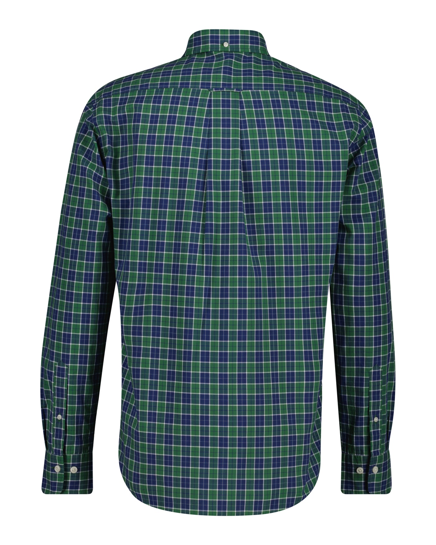Gant Regular Classic Poplin Check Shirt - Forest Green gant_3250213_338-2
