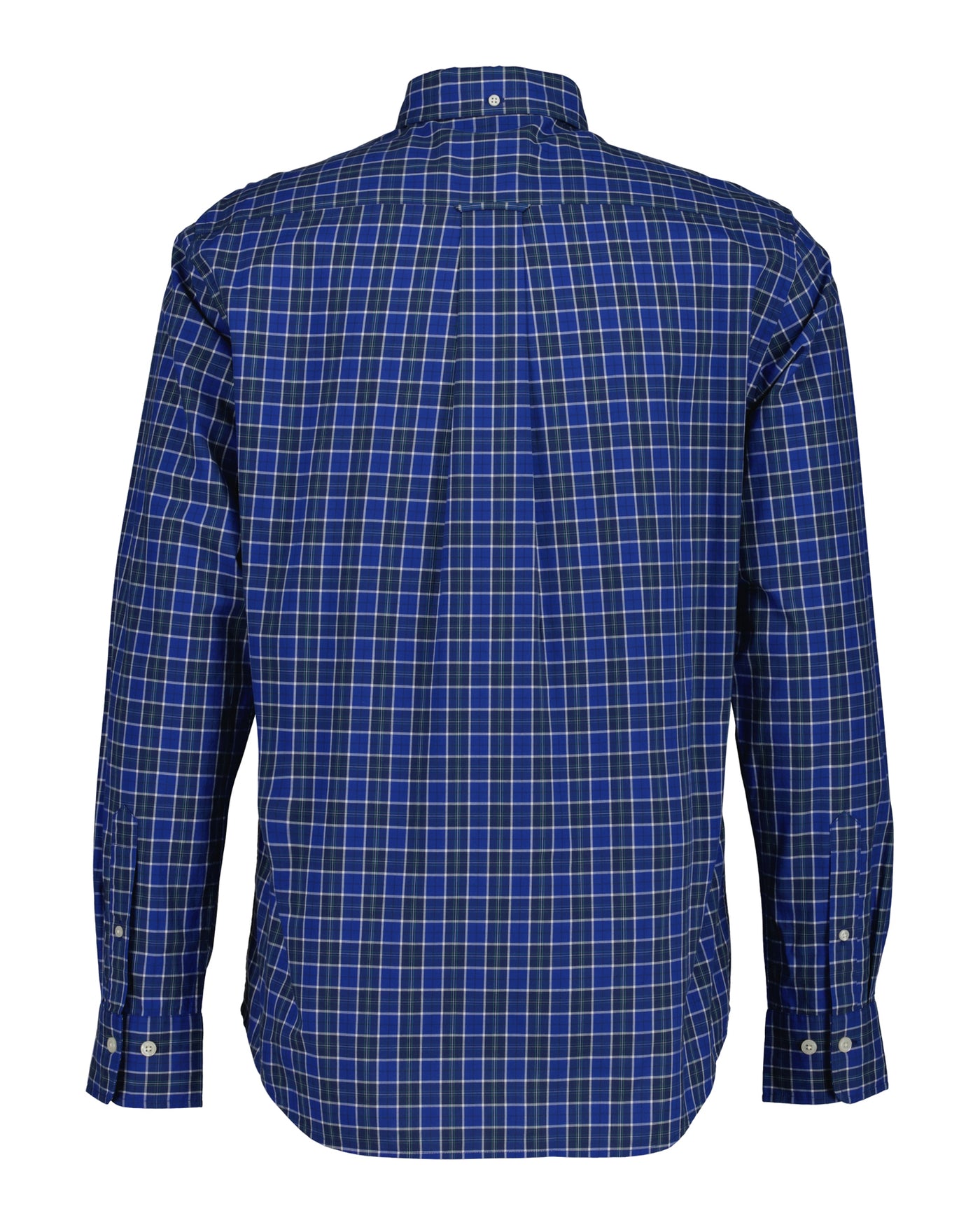 Gant Regular Classic Poplin Check Shirt - College Blue gant_3250213_436-2