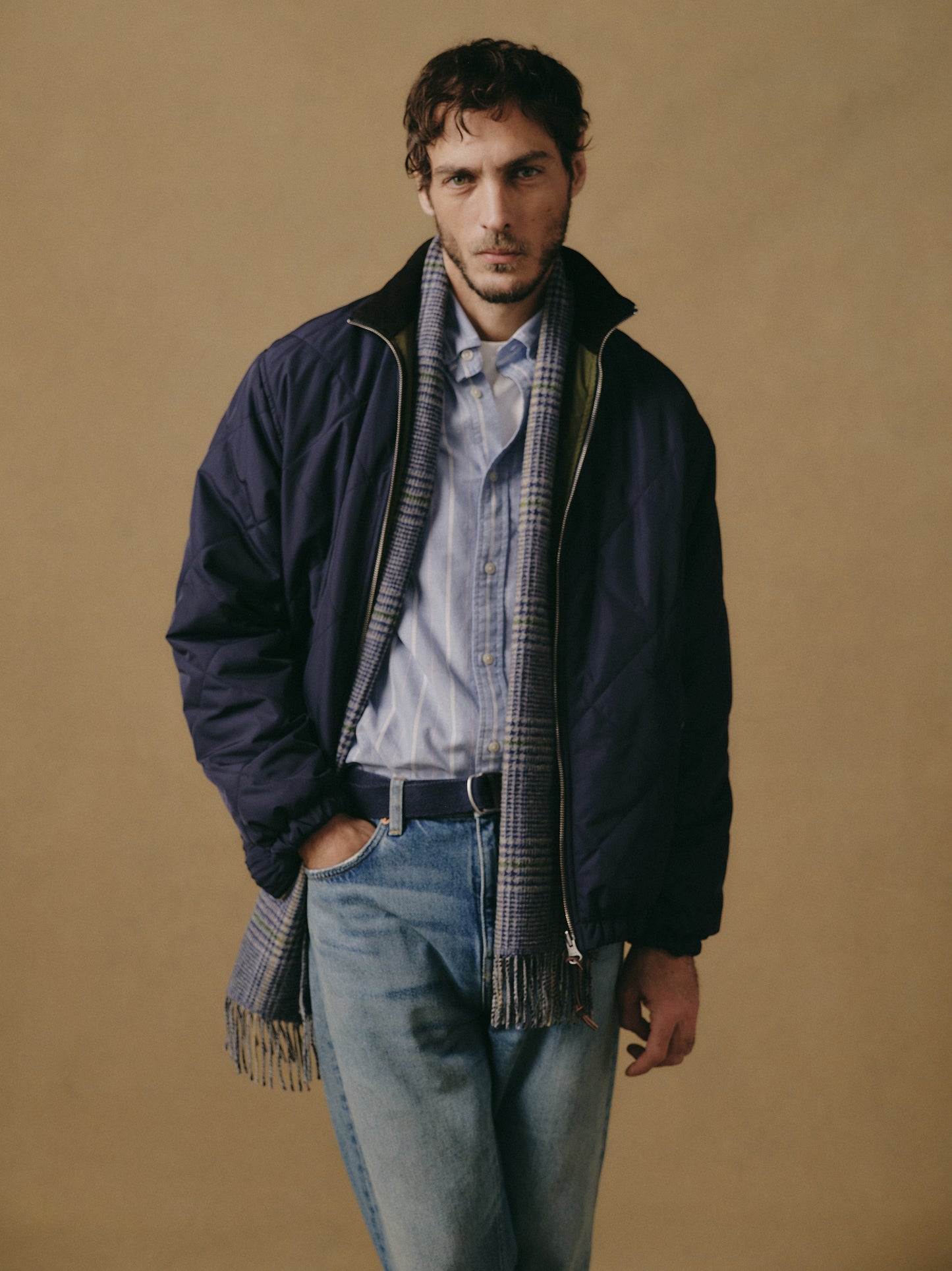 Gant Reversible Stand-up Collar Jacket - Modern Rust gant_7006544_433-3