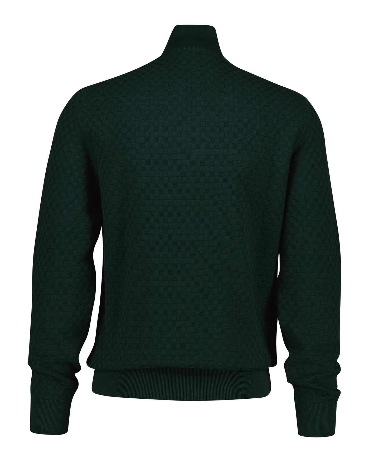 Gant Micro Texture Half Zip - Tartan Green gant_8030262_374-2