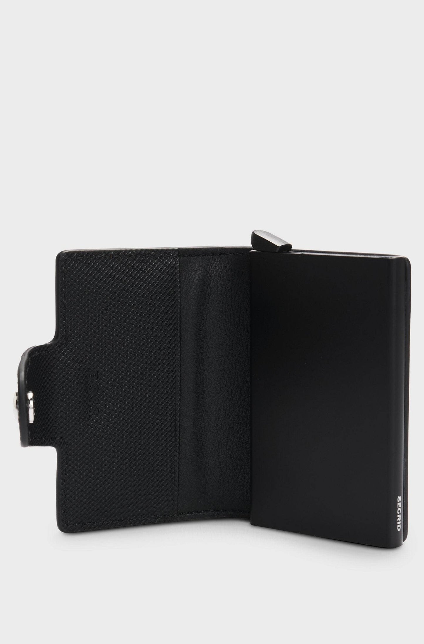 Hugo Boss Textured Card Holder With Secrid Technology - Black hbeu50536101_001_240