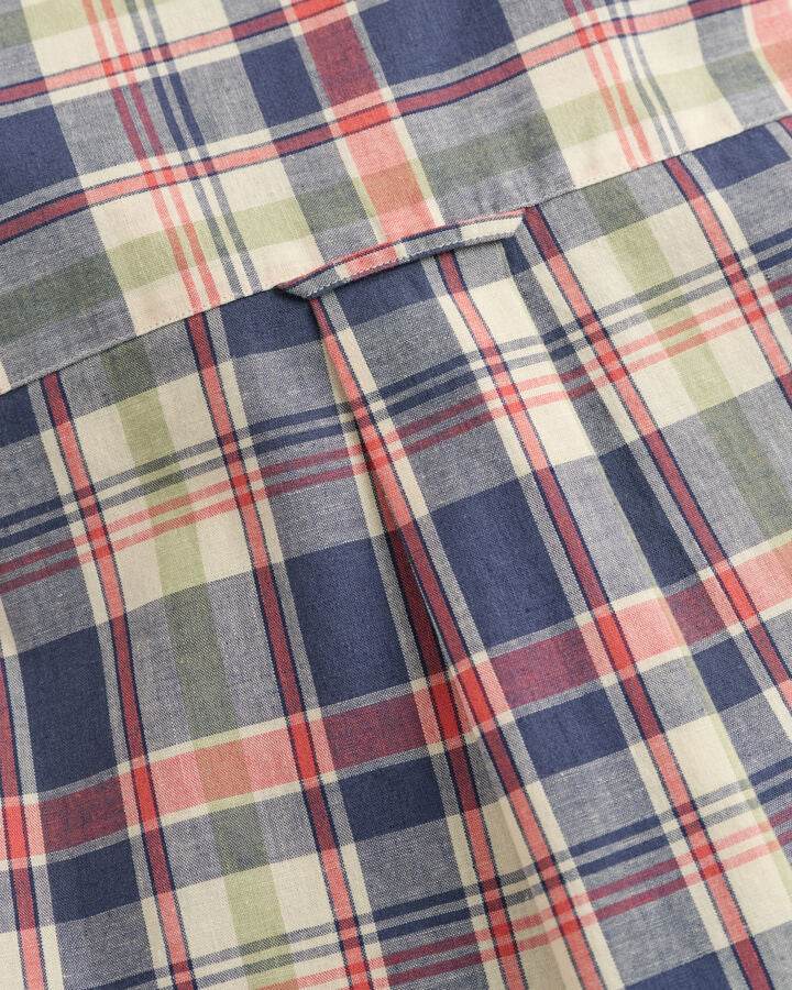 Regular Fit Checked Cotton Linen Short Sleeve Shirt time__1702652708__202401-3240162-403-detail-fv-2
