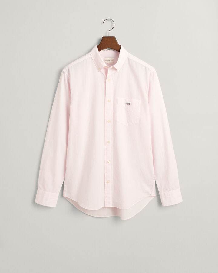 Gant Regular Fit Classic Banker Stripe Poplin Shirt - Light Pink time__1707735328__202401-3000140-662-flat-fv-1