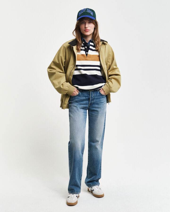 Gant Multi Striped Heavy Rugger - Cumin Beige time__1720693826__202403-2015083-244-flat-fv-1