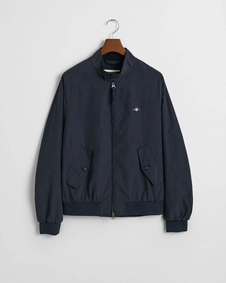 Gant Cotton Harrington Jacket - Evening Blue time__1724921405__202404-7006484-433-flat-fv-1