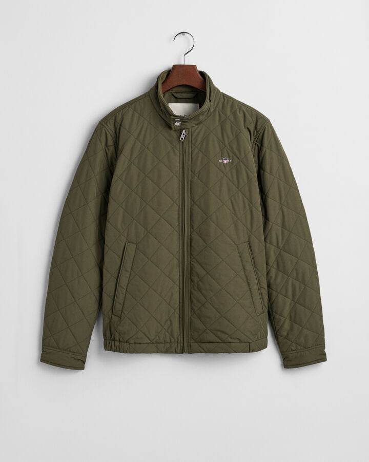 Gant Quilted Windcheater - Juniper Green time__1732542312__202501-7006340-301-flat-fv-1