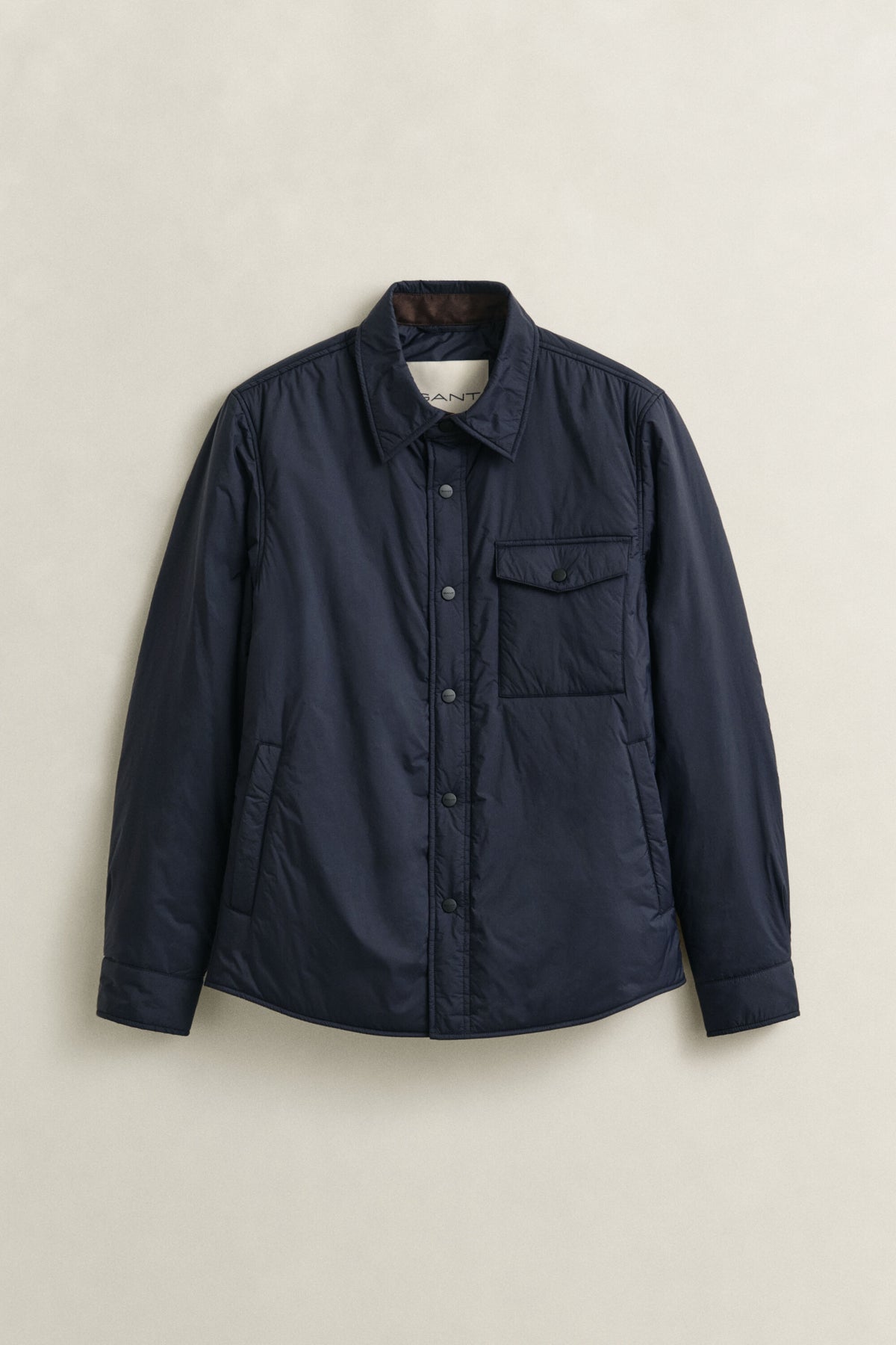 GANT Ultralight Padded Overshirt - Evening Blue time__1773246331__202602-3250307-433-flat-fv-1