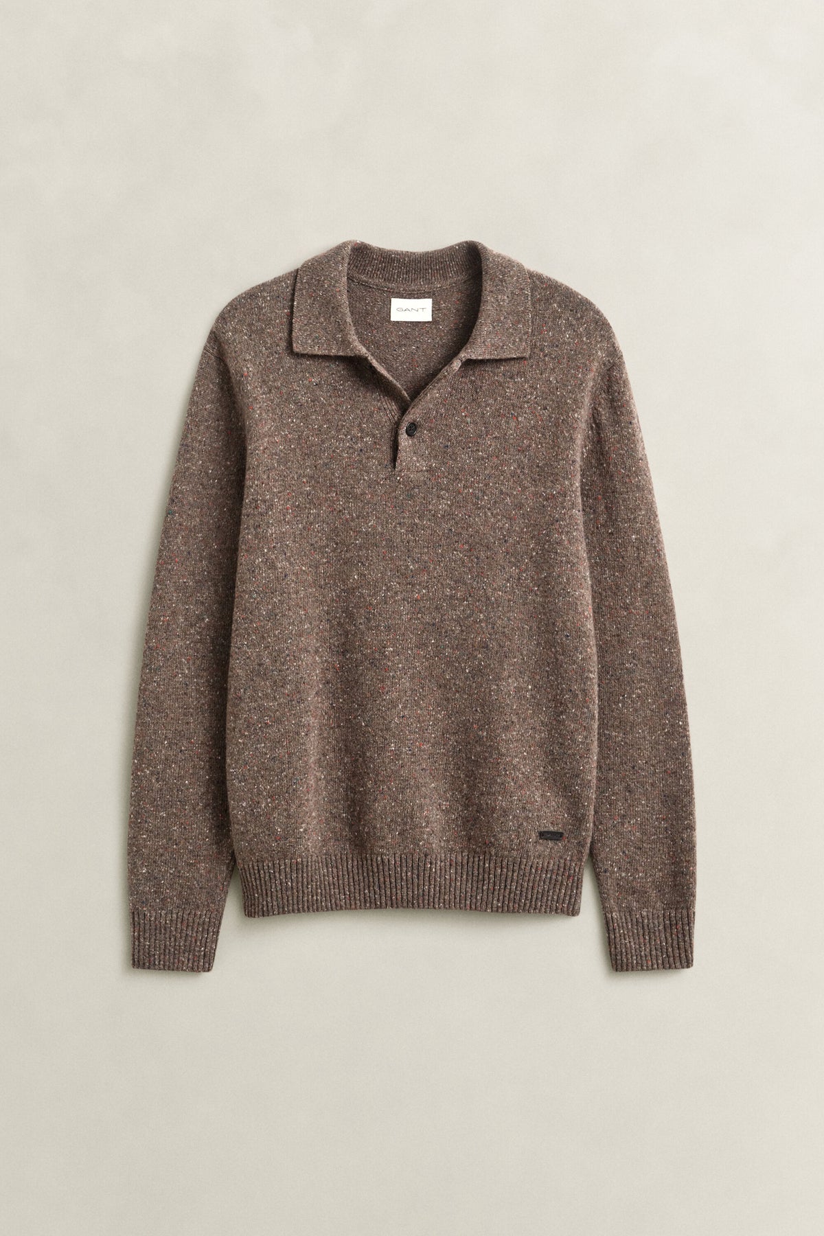 GANT Wool Blend Nepps Polo Sweater time__1784652941__202603-8040263-260-flat-fv-1