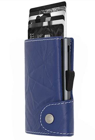 C-secure wallet Denim wallet-C-secure_Embossed-Denim-side_-Denim-Grey-1