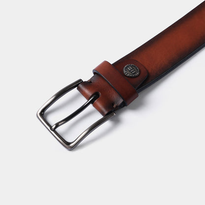 Miguel Bellido Casual Leather Belt - Light Brown 0004691040161213018c