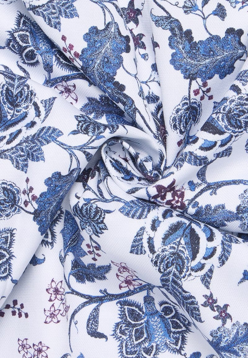 Eterna SLIM FIT Shirt 1021/17 F171 - Denim Printed 1021_F17117-2