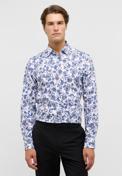 Eterna SLIM FIT Shirt 1021/17 F171 - Denim Printed 1021_F17117-3