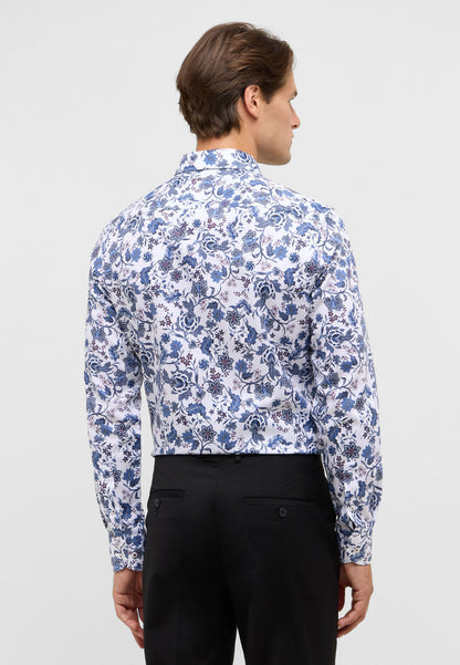 Eterna SLIM FIT Shirt 1021/17 F171 - Denim Printed 1021_F17117-4