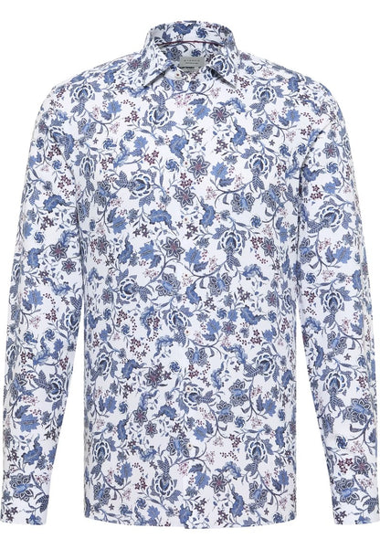 Eterna SLIM FIT Shirt 1021/17 F171 - Denim Printed 1021_F17117-6