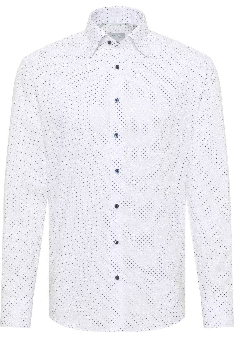 Eterna MODERN FIT Shirt 1022/00 X11U - White Printed 1022-00x11u-3