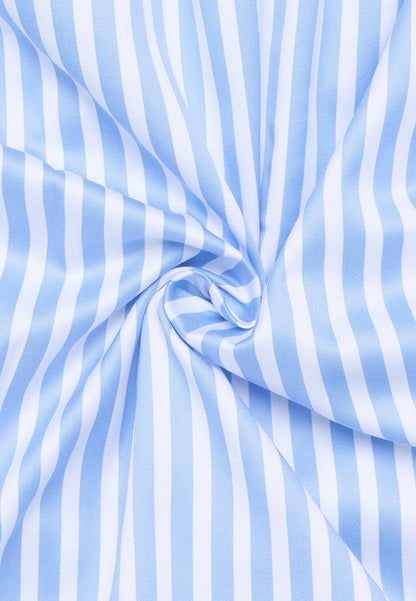 Eterna Slim Fit Shirt 1029/11 X669 - Light Blue Striped 1029_F66919-11-2