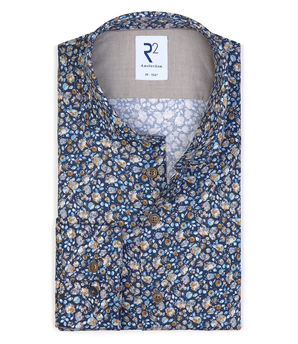 R2 Amsterdam Shirt 118.wsp.135/014 - Blue 118.wsp.135-1