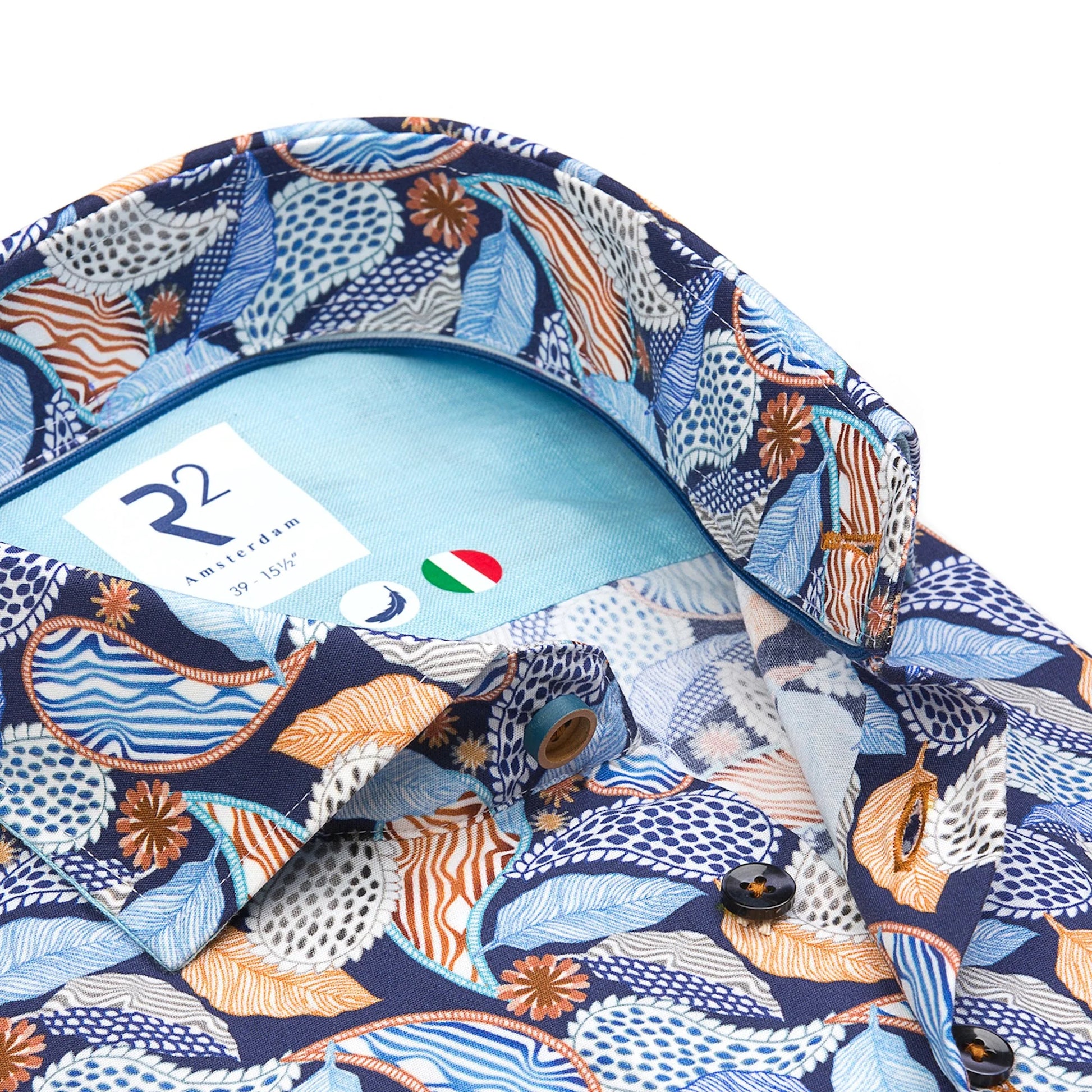 R2 Amsterdam Shirt 120.wspss.055-NAVY 120.WSPSS.055_010_2