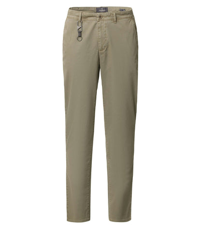 Casa Moda Chris chino trousers in Four Leaf Clover green, front view — Ryle Menswear, Tralee