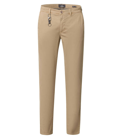 Casa Moda Chris chino trousers in Tiger's Eye beige, front view — Ryle Menswear, Tralee