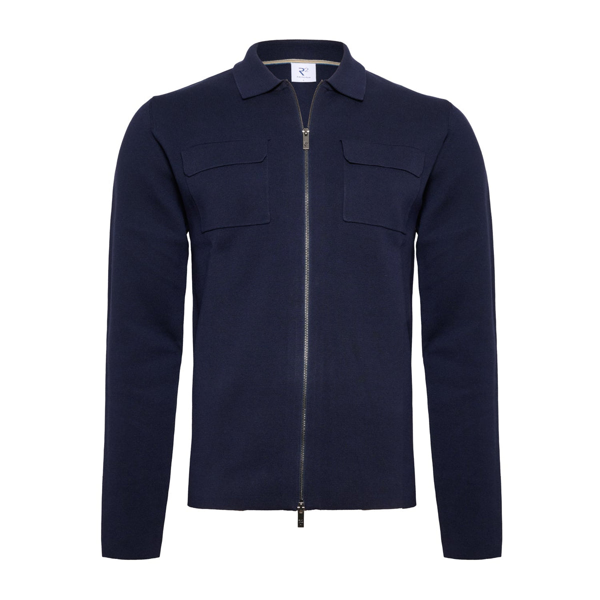 R2 Amsterdam Modal Blend Knitted Overshirt - Navy 134.KNITOVERSHIRT.002_010_1_7932fc3a-5a81-44a1-915f-bb8c7ae4a158