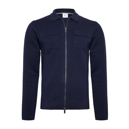 R2 Amsterdam Modal Blend Knitted Overshirt - Navy 134.KNITOVERSHIRT.002_010_1_7932fc3a-5a81-44a1-915f-bb8c7ae4a158