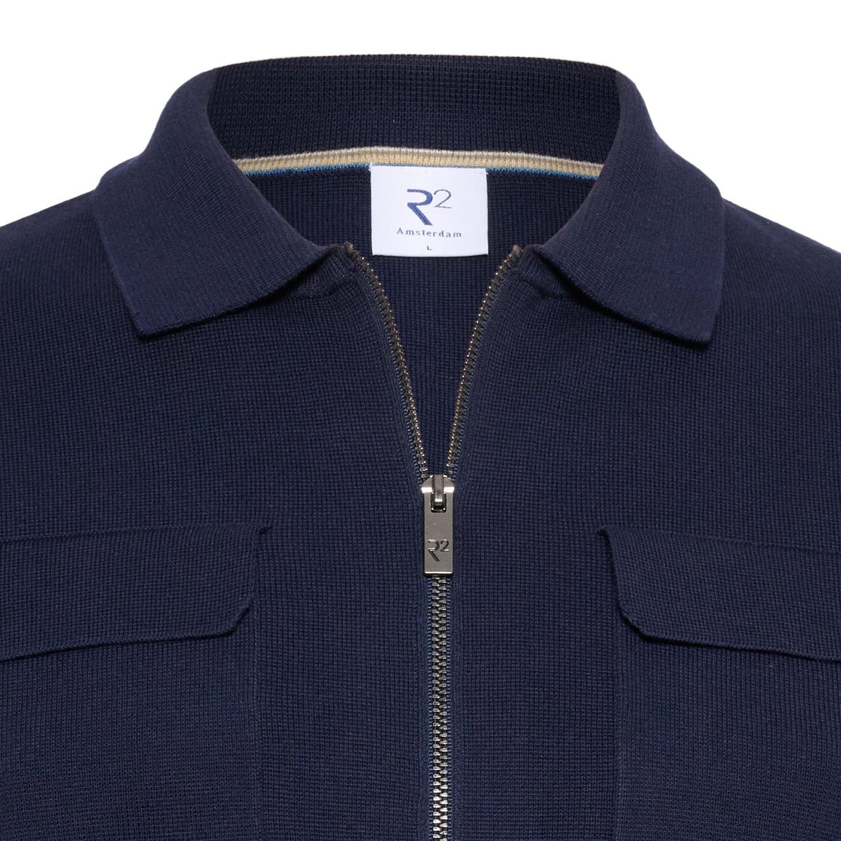 R2 Amsterdam Modal Blend Knitted Overshirt - Navy 134.KNITOVERSHIRT.002_010_2_3ba5a159-e012-4826-b0b0-1fe4aab96762