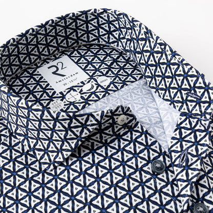 R2 Amsterdam Printed Jersey Shirt - Blue 134.WSP.005_014_2