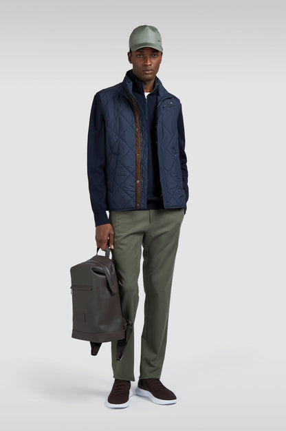 Paul & Shark Typhoon® Platinum Soft Cool Touch wool half zip - Dark Blue 15311131-050-lf-v