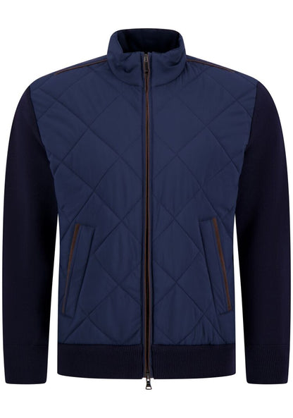Paul & Shark Quilted Hybrid Knit Blouson – Navy Blue 15311220050-1