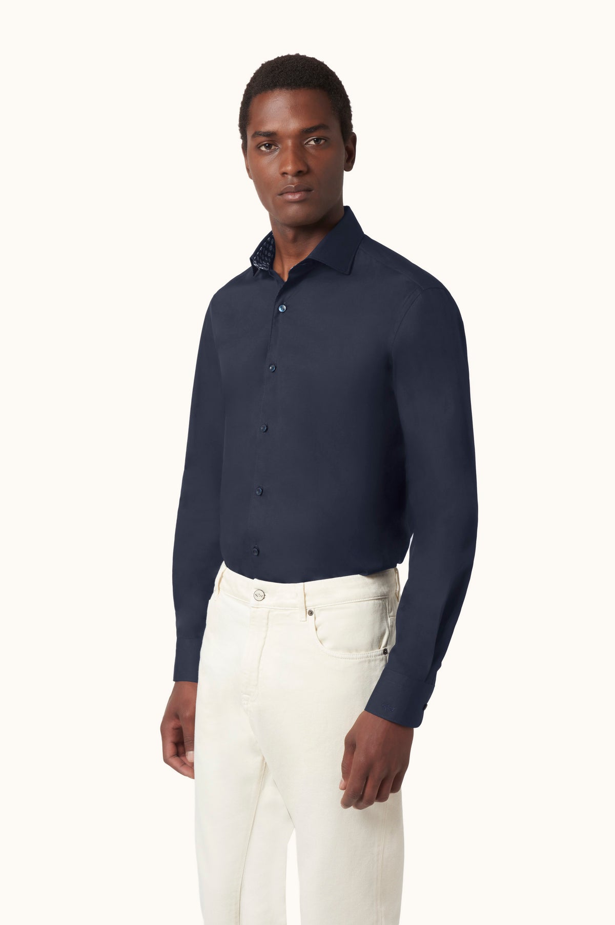 Paul & Shark Cotton Poplin Shirt - Dama Blue 16313135CF-013-af