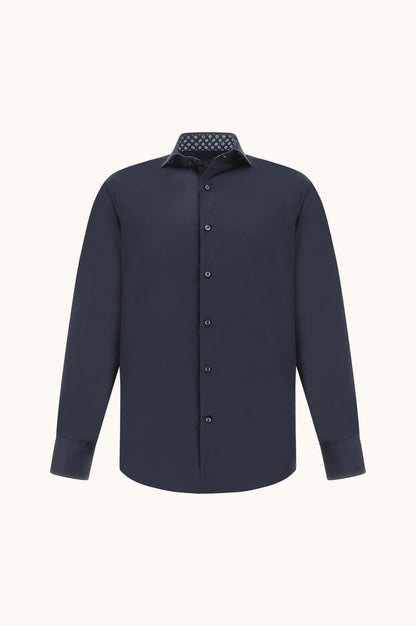 Paul & Shark Cotton Poplin Shirt - Dama Blue 16313135CF-013-f