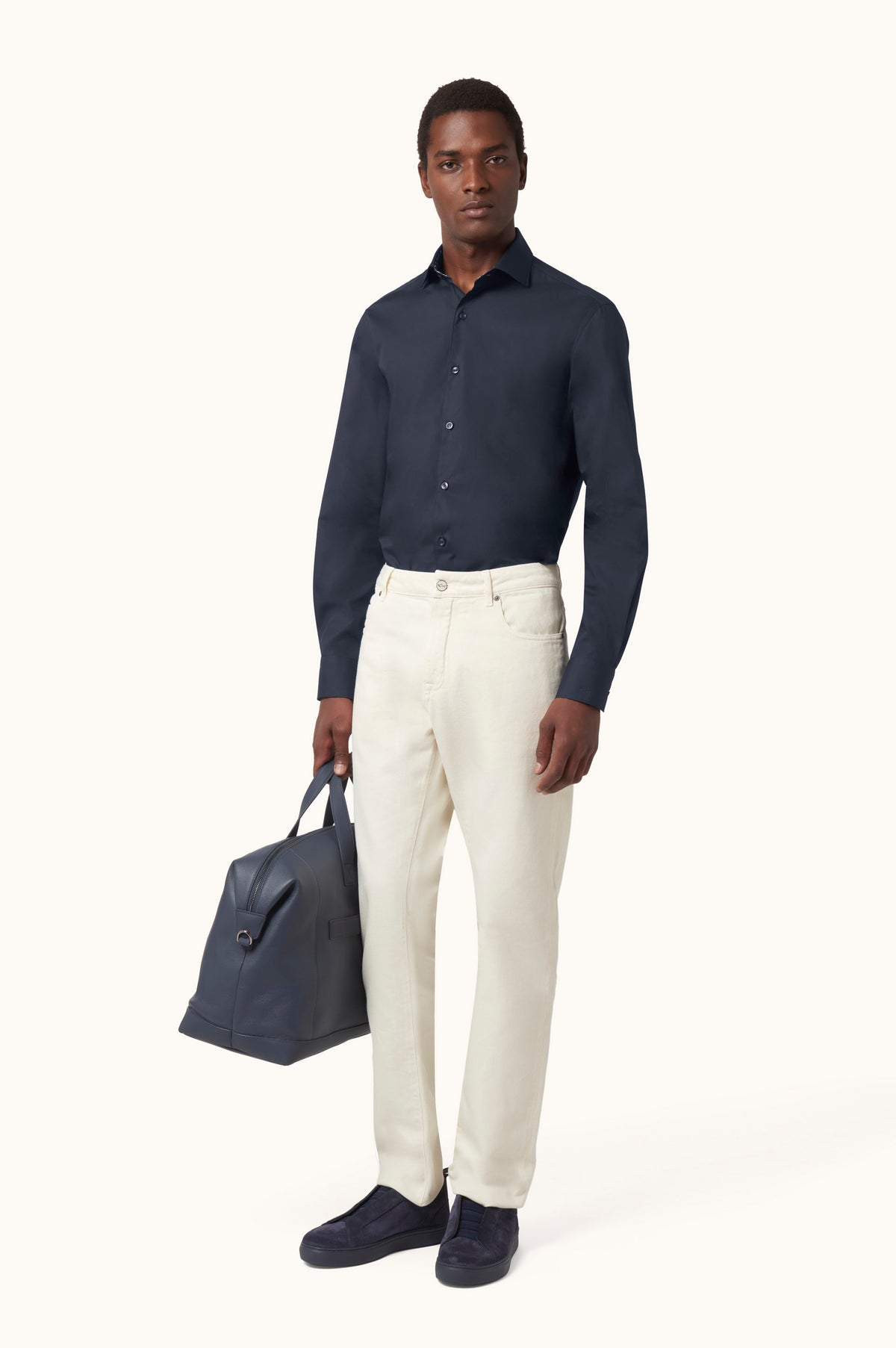 Paul & Shark Cotton Poplin Shirt - Dama Blue 16313135CF-013-lf