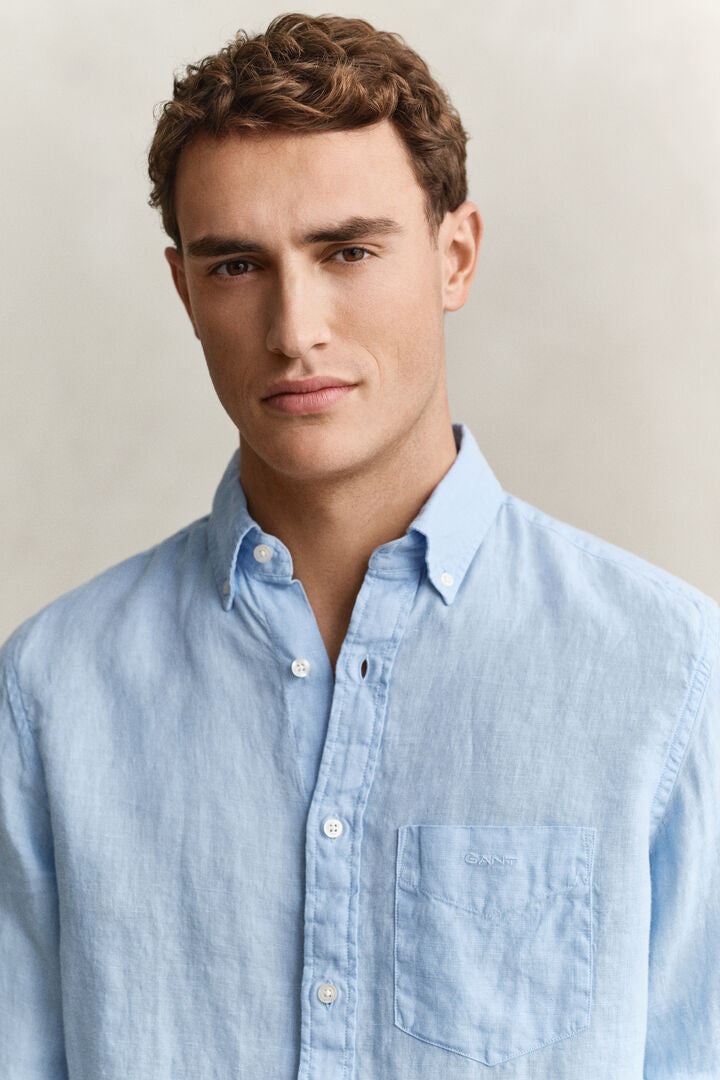 Gant Reg GMNT Dyed Linen Shirt MEDIUM 1774626190_5183_019040_SKY