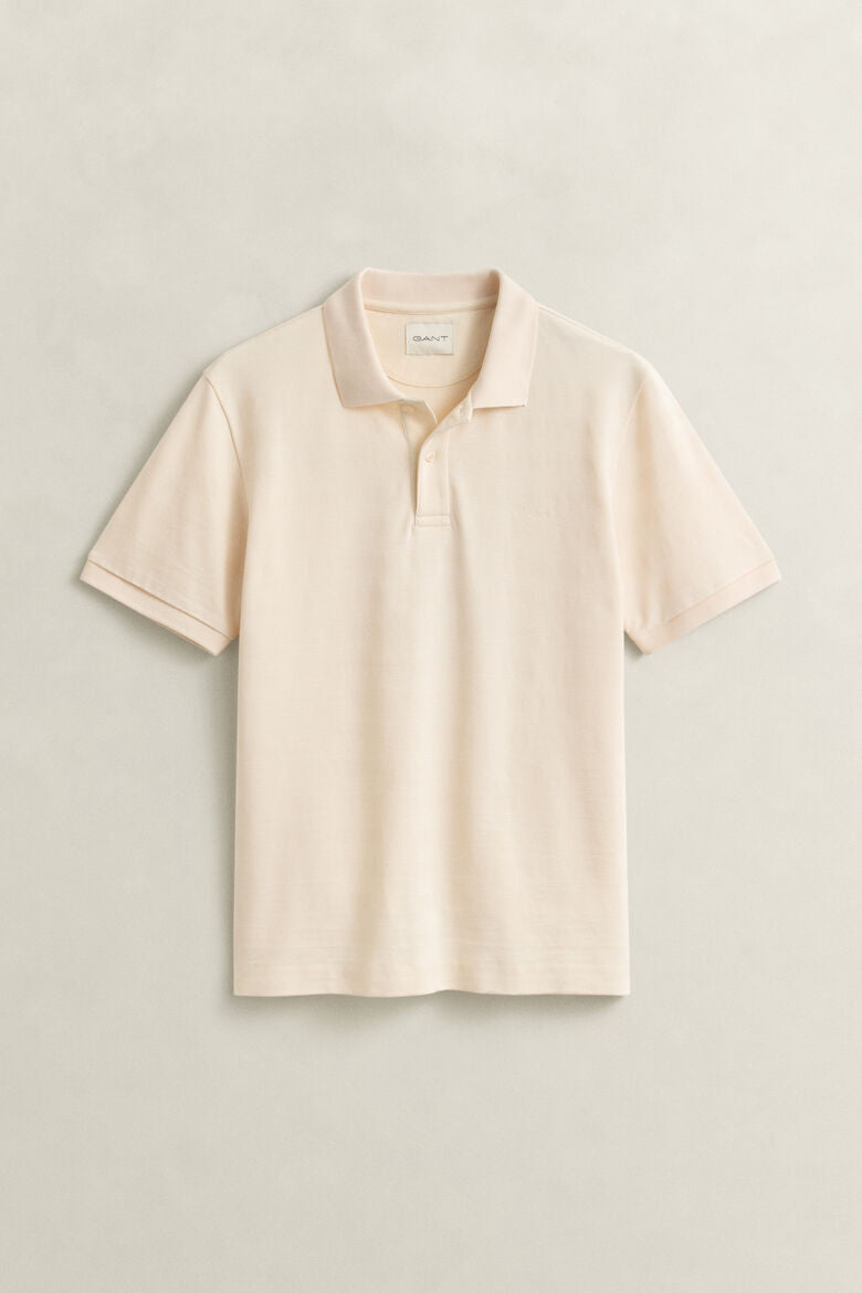 Gant Texture Stripe Short Sleeve Polo 1774630358_4203_018906_CREAM_alternate