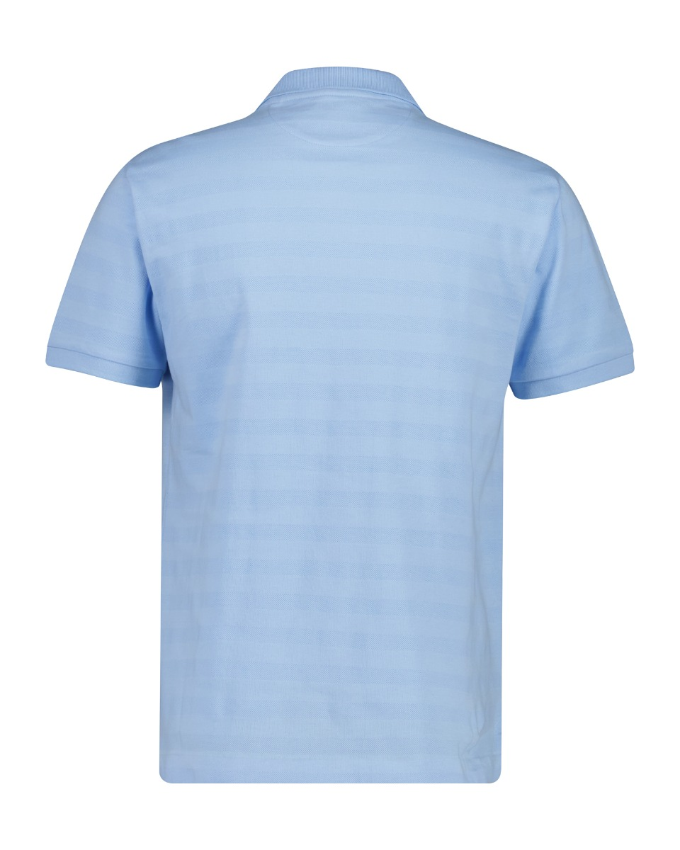 Gant Texture Stripe Short Sleeved Polo 1774630674_2999_018905_SKY_alternate