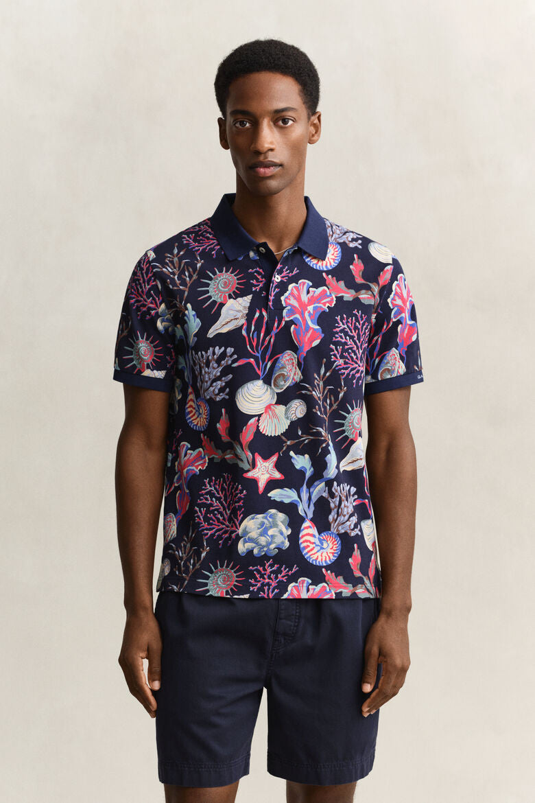 Gant Printed Polo Shirt 3XL 1774630866_0559_018904_CLASSIC_BLUE