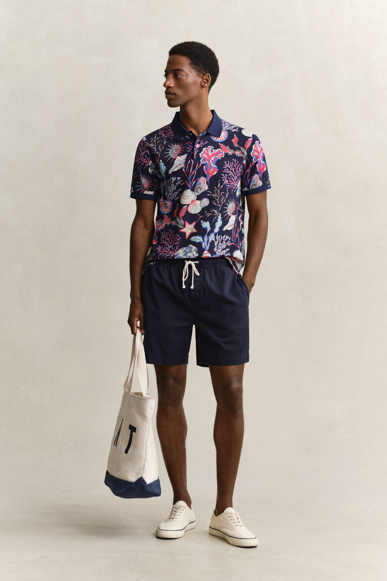 Gant Printed Polo Shirt 1774630913_4161_018904_CLASSIC_BLUE_alternate