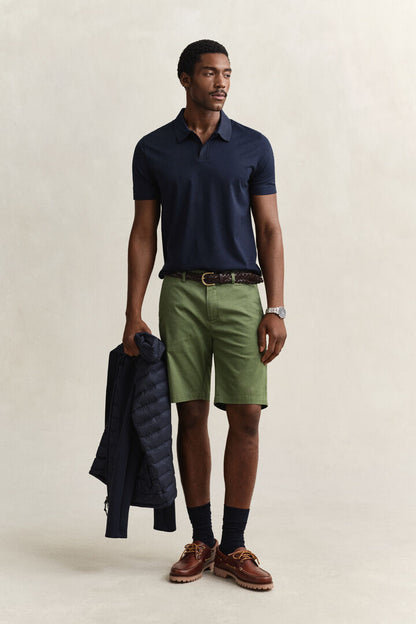 Gant Pima Short Sleeve Polo 1775640745_5727_019192_EVENING_BLUE_alternate